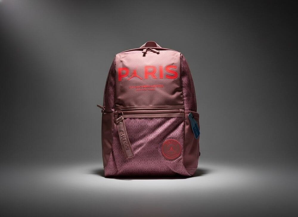 Jordan X PSG Rust Pink Laptop Backpack O/S Women's Streetwear Jan Flight Bag